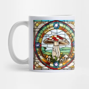 Canopy Mushroom Stained Glass Mug